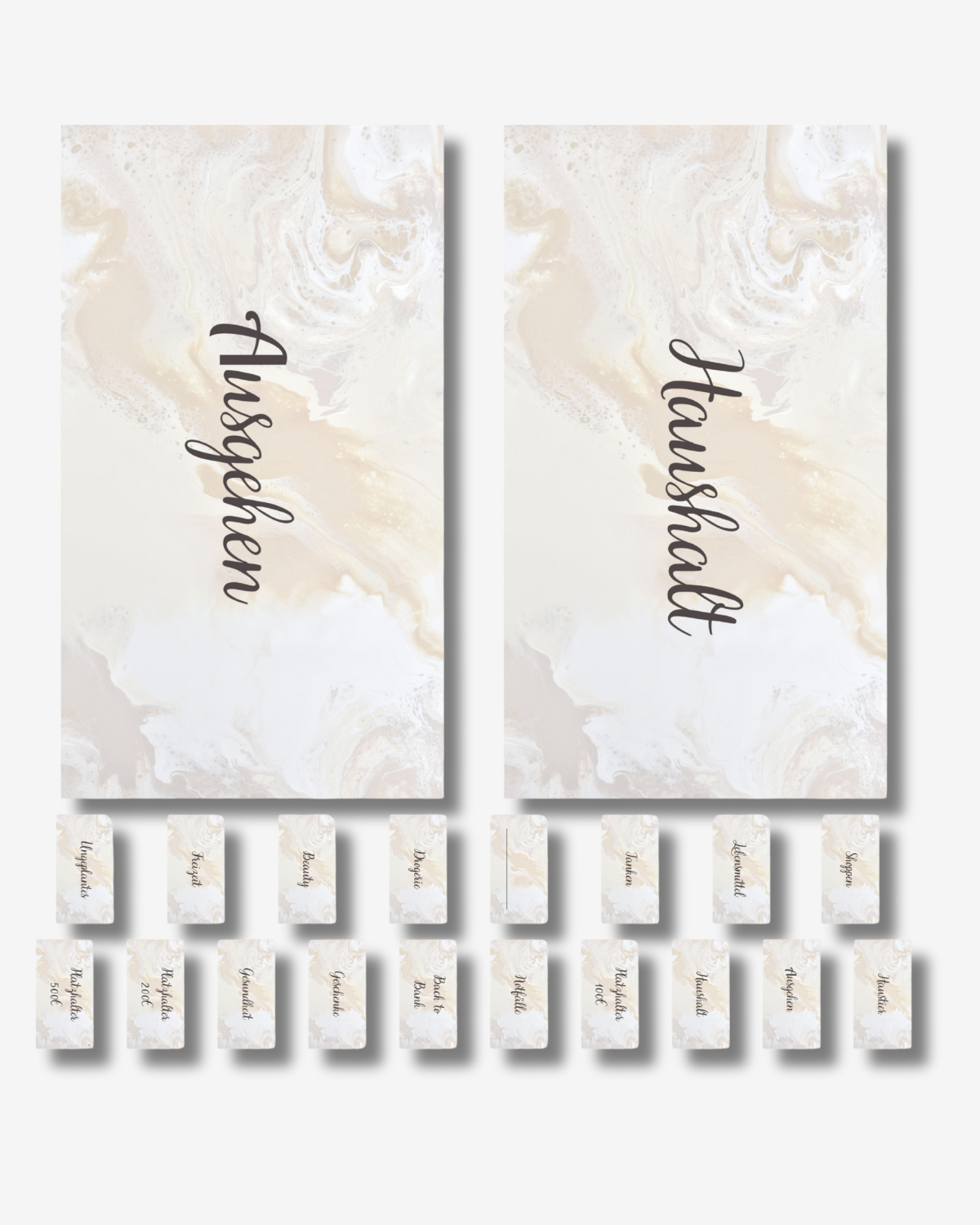 Budget Binder Einleger/ Inlays A7